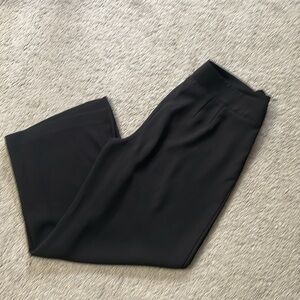 Talbots Black Professional Career Wide Leg Trousers | Size 8